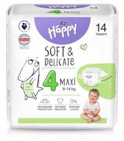Sauskelės Bella Happy Soft&Delicate 4 Maxi 8-14 kg, 14 vnt.