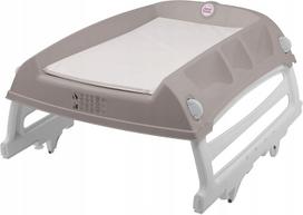 Kietas vystymo stalas Okbaby 66,5 x 84,5 cm rudas