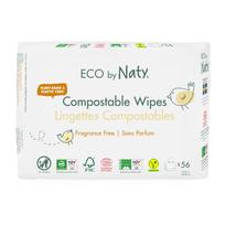 Drėgnos servetėlės Eco by Naty 3x56 vnt.