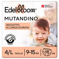 Sauskelnių kelnaitės Edelbloom Size 4 (9-15 kg), 48 vnt.