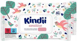 Drėgnos servetėlės KINDII Sensitive Regeneration, 60 vnt., 2 pakuotės