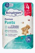 Sauskelnių kelnaitės BabyDream Premium Pants 4, 9-15 kg, 22 vnt.