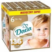 Sauskelnės Dada Extra Care 6 XL, 16+ kg, 136 vnt.