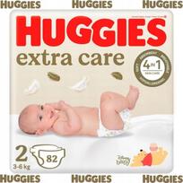 Sauskelnės Huggies Extra Care 2 dydžio (3-6 kg), 82 vnt.