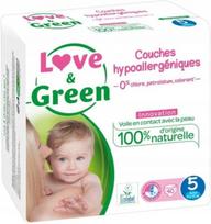 Sauskelnės LOVE&GREEN, 5 dydis, 11-25 kg, 40 vnt.