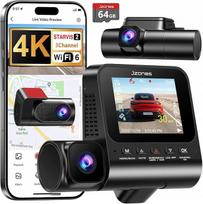 Vaizdo registratorius 3CH 4K STARVIS 2 HDR WiFi 6 GPS su 64GB kortele ir 24h parkavimo režimu