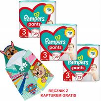 Sauskelnės-kelnaitės Pampers, dydis 3, 6-11 kg, 29 vnt.