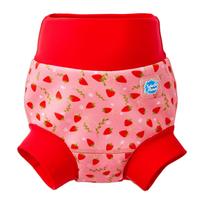 Maudymosi sauskelnės Splash About Happy Nappy strawberry field 3-6 M