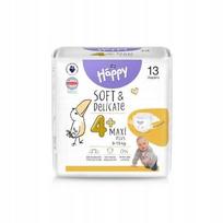 Sauskelnės Bella Baby Happy Soft & Delicate Maxi Plus 4+, 9–15 kg, 13 vnt.