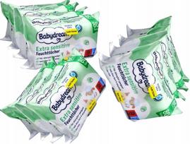 Drėgnos servetėlės su alaviju BABYDREAM 3x320 vnt.