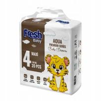 Sauskelnes Fresh Baby Aqua Premium 4 Maxi, 20 vnt.