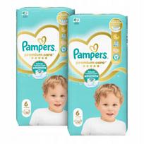 Sauskelnių rinkinys Pampers Premium Care, dydis 6, 2x50 vnt., 13–18 kg