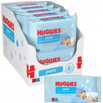 Vaikiškos drėgnos servetėlės Huggies PURE WATER 10x