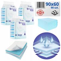 Paklotai MEDIBED PLUS 90x60, nesterilūs, PREMIUM, 960 ml, 90 vnt.