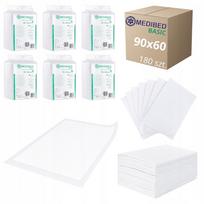 Sugeriantys paklotai BASIC 90x60, nesterilūs, 760 ml, 180 vnt.