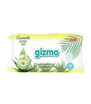 Drėgnos servetėlės GIZMO ramunėlių, 120 vnt., su spaustuku
