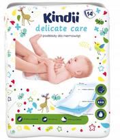 Vienkartiniai kūdikių paklotai Kindii Delicate Care, 14 vnt., 60 x 60 cm