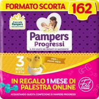 Sauskelnės Pampers Progressi 3 dydis, 27 vnt.