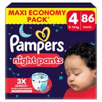 Sauskelnės Pampers Night Pants, dydis 4, 86 vnt.