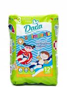 Vandeniui skirti Dada sauskelnių įklotai, dydis 3, 7-13 kg, 12 vnt.