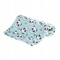 Vaikiška bambukinė sauskelnė BOCIOLAND 30×30 cm Panda Mint, 1 vnt.