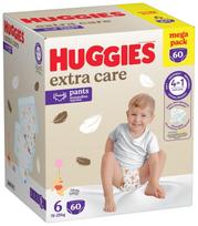 Sauskelnės Huggies Extra Care 6 dydis, 60 vnt.