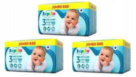 Sauskelnės Lupilu Soft & Dry 3 Midi, 112 vnt., 3 pakuotės