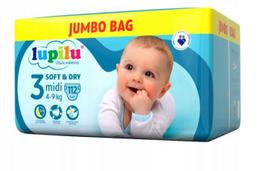 Sauskelnės Lupilu Soft & Dry 3 Midi 112 vnt.