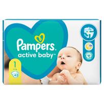 Sauskelnes Pampers ActiveBaby 1, 2-5 kg, 43 vnt.