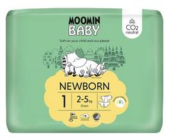Sauskelnės Moomin Baby Newborn 1 dydis, 75 vnt.