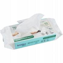 Vaikiškos drėgnos servetėlės Bambo Nature, 50 vnt., ekologiškos