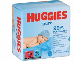 Drėgnos servetėlės HUGGIES Pure (3x56)