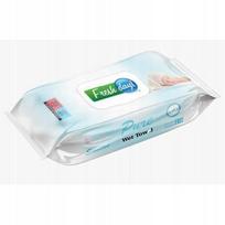 Drėgnos servetėlės Fresh days Pure Sensitive su spaustuku, 120 vnt.