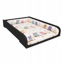 Pervystymo stalo užvalkalas, juodas, 50x70, tinka MALM HEMNES komodoms