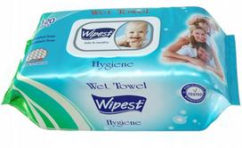 Drėgnos servetėlės Happy Fresh Sensitive, 120 vnt.