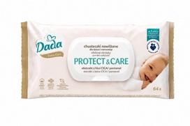 Drėgnos servetėlės Dada Aloe Care Protect&Care, 64 vnt.