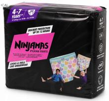 Vaikiškos sauskelnės Pampers Ninjamas 4-7 m. 17-30 kg, 30 vnt.