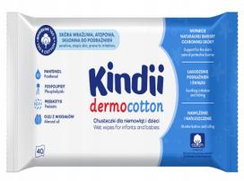 Drėgnos servetėlės kūdikiams Dermo Cotton, 40 vnt., jautriai odai