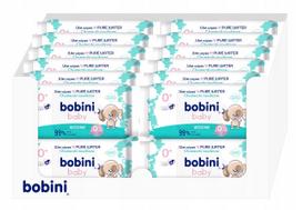 Drėgnos servetėlės kūdikiams Bobini, 99% gryno vandens, 24 x 60 vnt.