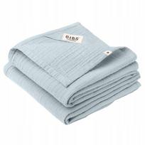 Muslininės sauskelnės BIBS, 2 vnt., 100% ekologiška medvilnė, Baby Blue, 70x70 cm