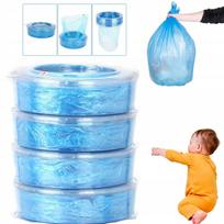 Vystyklų kibiro maišeliai, 4 vnt., tinka Diaper Genie, Angelcare, Minchkhin