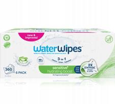 Drėgnos servetėlės WaterWipes Hydrating Clean, 6x60 vnt.