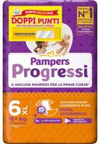 Sauskelnės Pampers Progressi 6 dydis, 17 vnt.