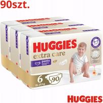 Sauskelnės HUGGIES Extra Care Pants 6 dydis (15–25 kg), 90 vnt.
