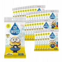 Drėgnos universalios servetėlės GoWipes Minions, 35 vnt.