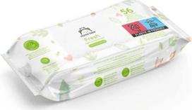 Drėgnos servetėlės MAMA BEAR FRESH 56 vnt.