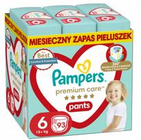 Sauskelnės Pampers Premium Care 6, 93 vnt., 15-25 kg