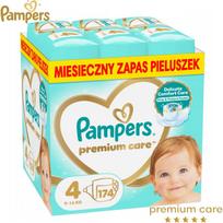 Sauskelnės Pampers Premium Care 4 (9-14 kg), 174 vnt.