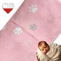 Vystyklai NappiMe Tetra Diaper PINK PAWS