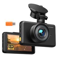Automobilinė vaizdo kamera 2.5K su 32GB kortele ir naktiniu matymu